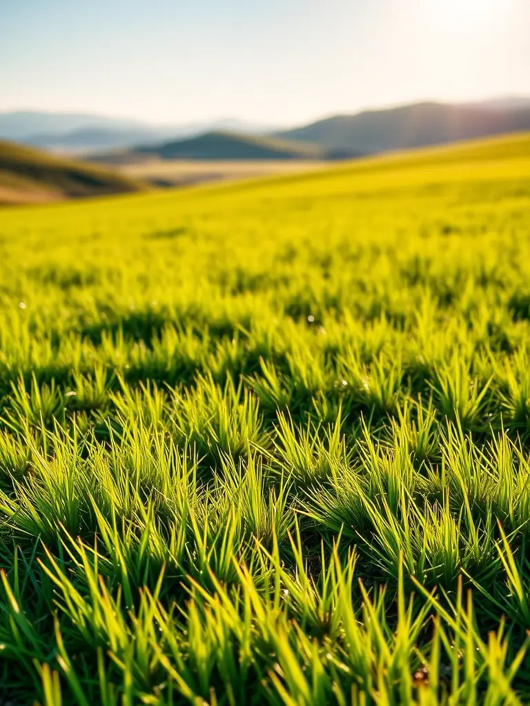 A lush green plot of land in Harmoni Horizon Valley, bathed in sunlight, showcasing the potential for building a dream home or investment property.
